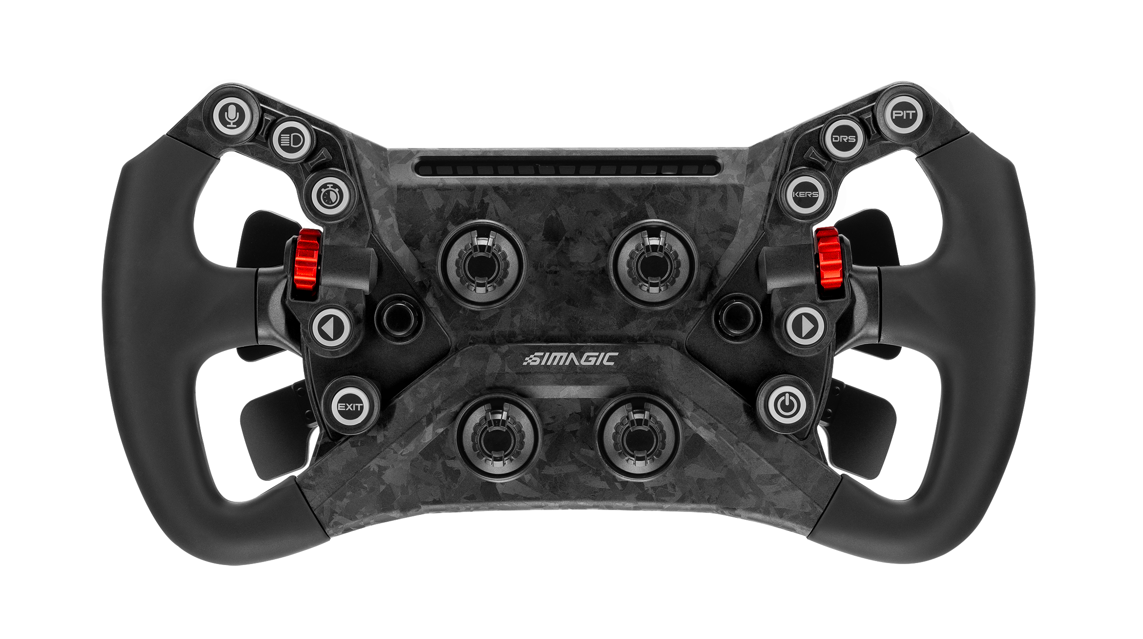 Simagic GT NEO Steering Wheel | Shifter Paddles - Side View