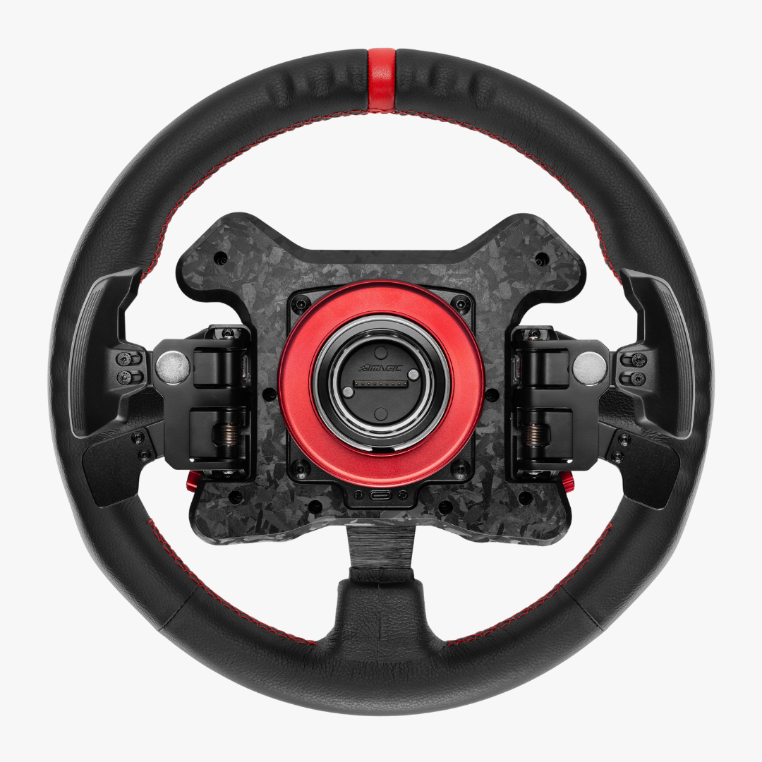 Simagic Neo X 330R Classic Steering Wheel - Side View
