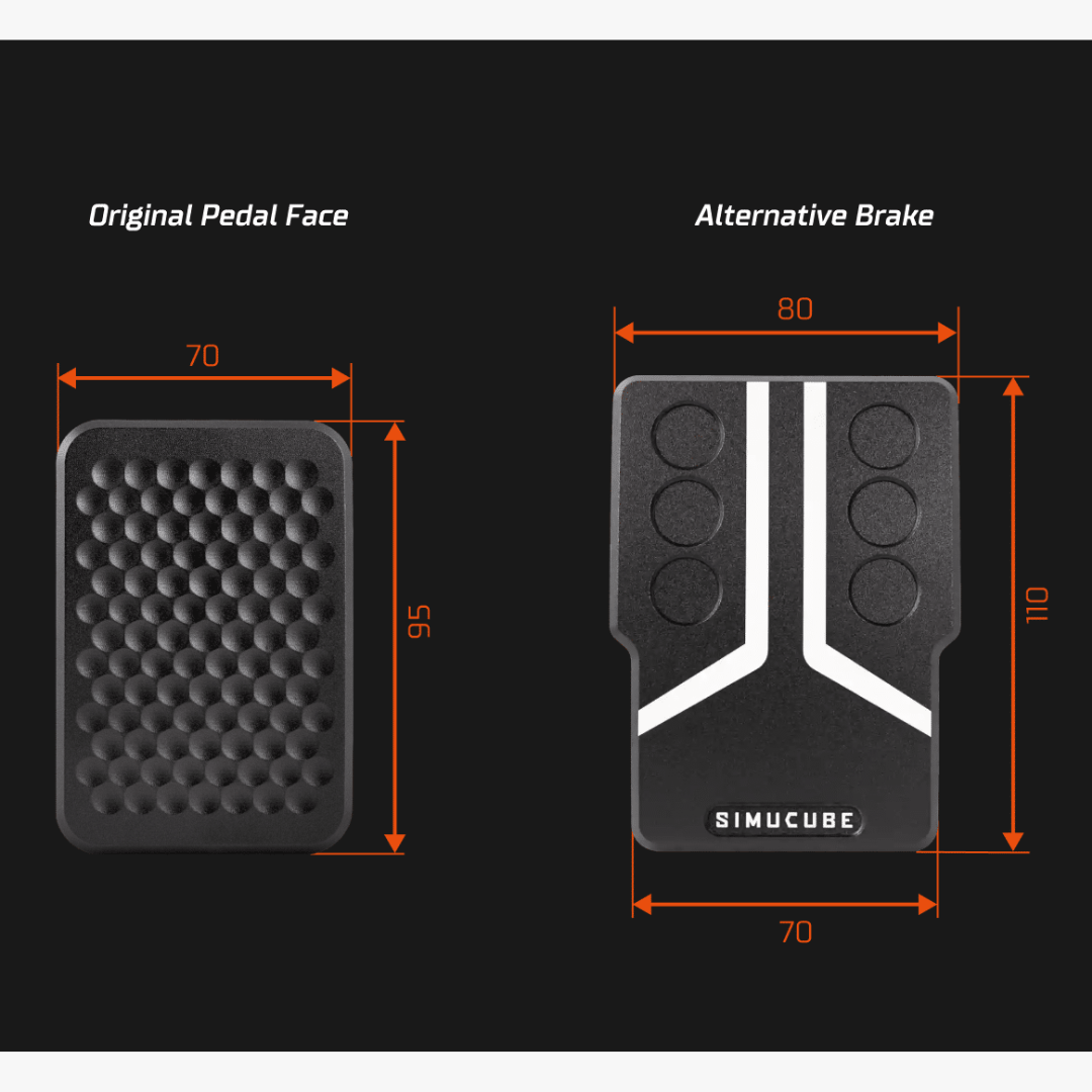 Simucube ActivePedal Brake Pedal Face Plate - DELENordic.com