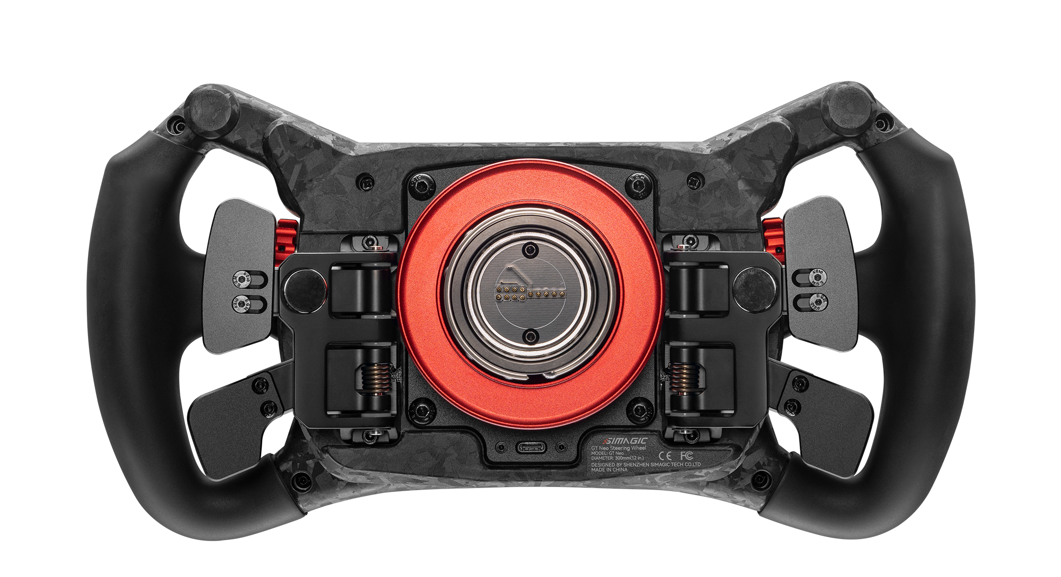 Simagic GT NEO Steering Wheel | Shifter Paddles - Close-Up