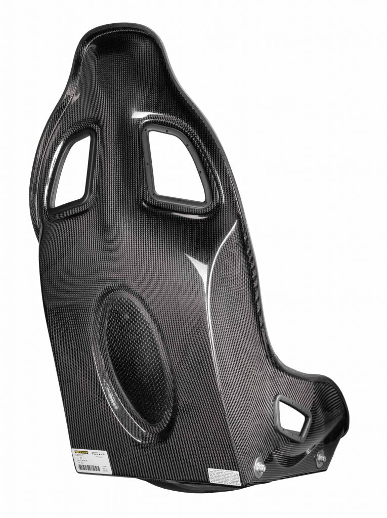 Tillett B7 40 cm carbon car seat, side profile