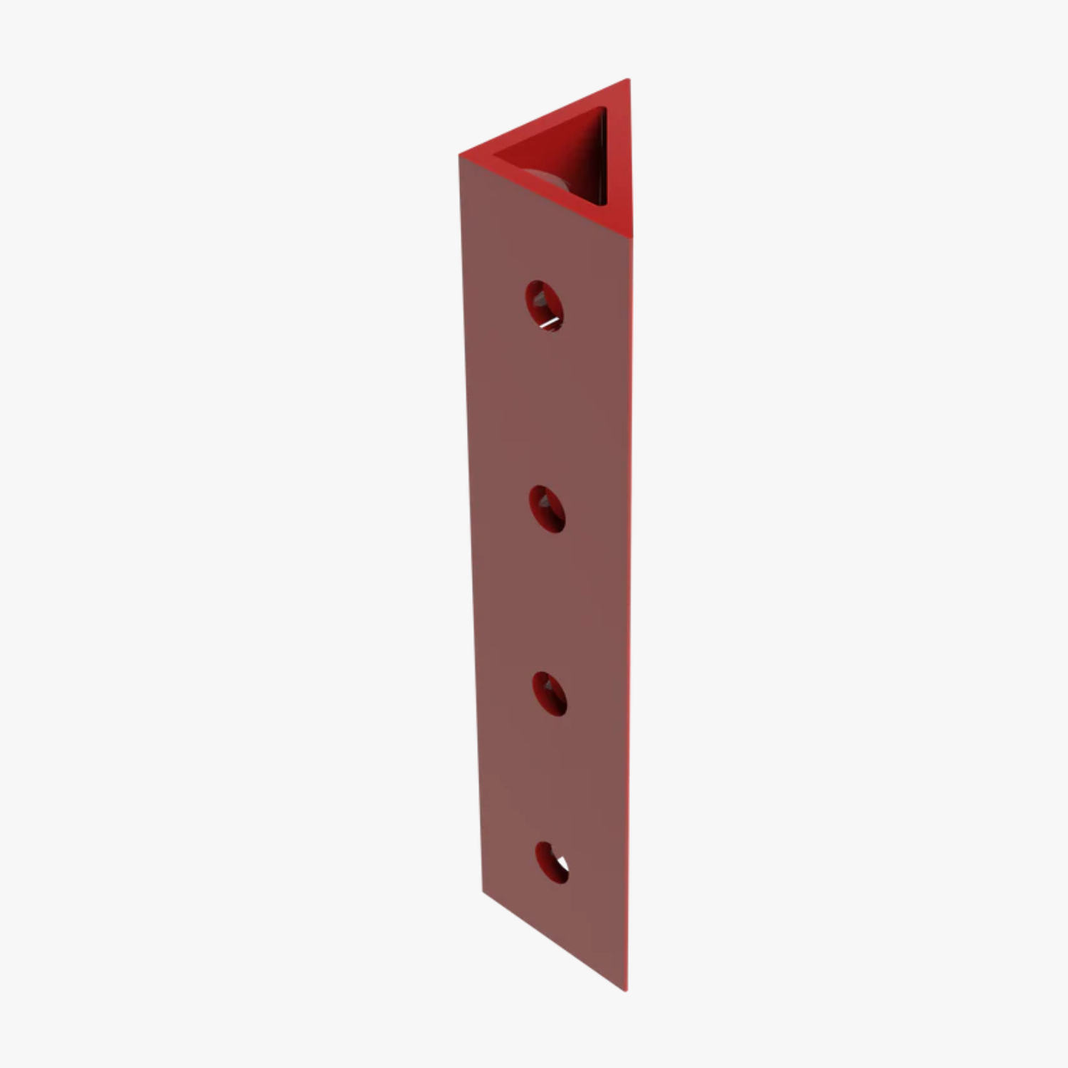 Trak Racer TR8020 SPARE CORNER BRACKET - 160 X 40MM - RED - DELENordic.com