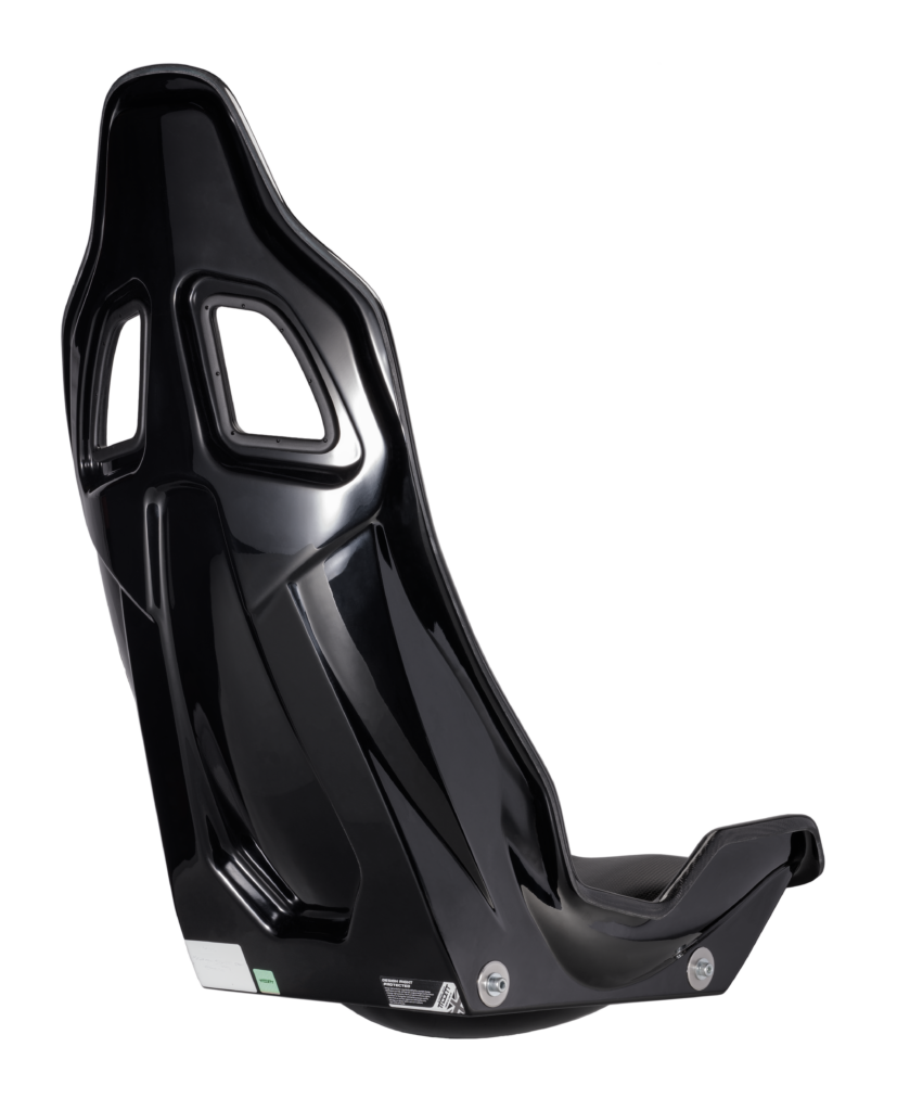 Tillett B10 44.5 carbon car seat, rear three-quarter view