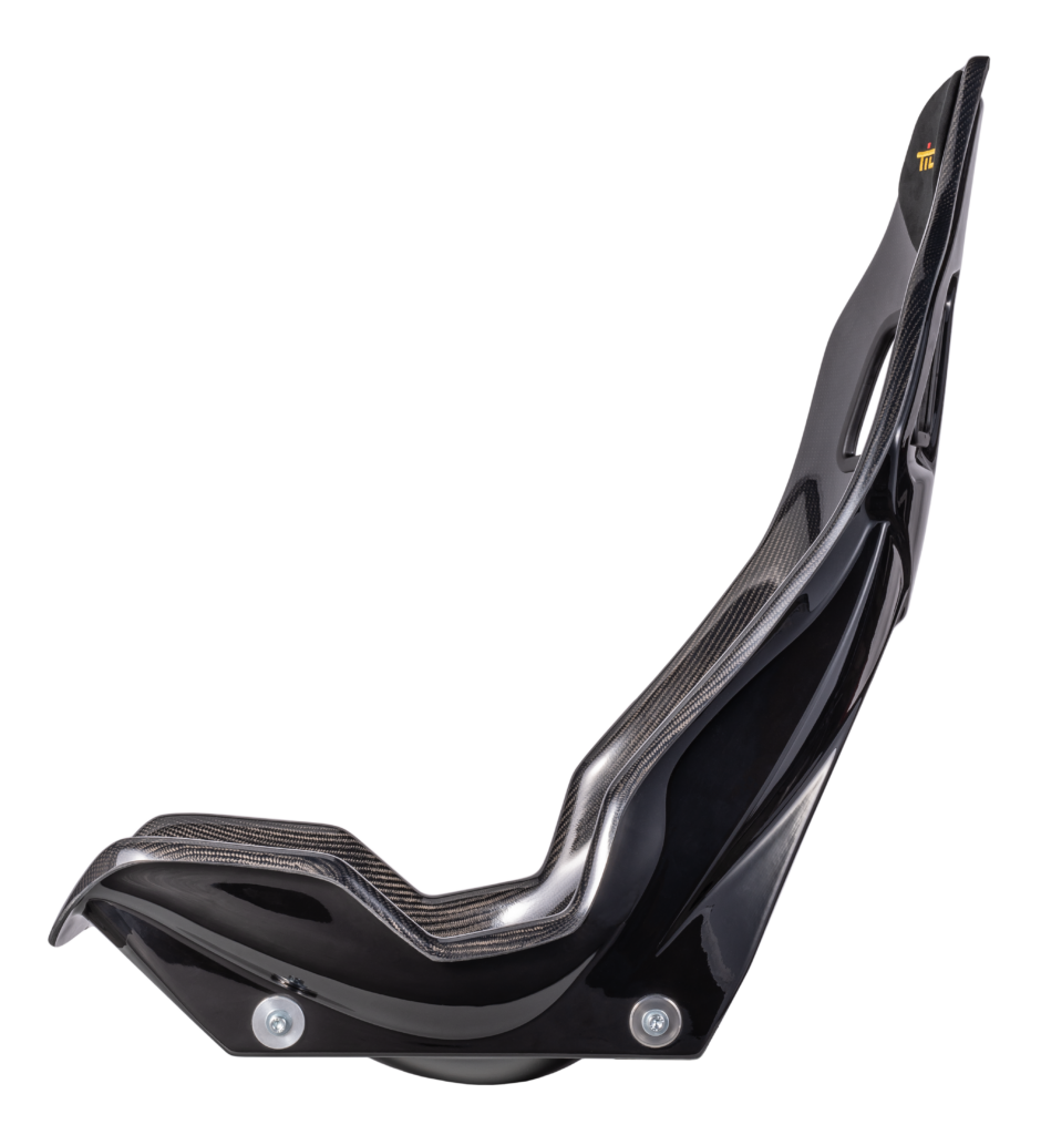 Tillett B10XL 48.5 cm carbon/GRP car seat, side view