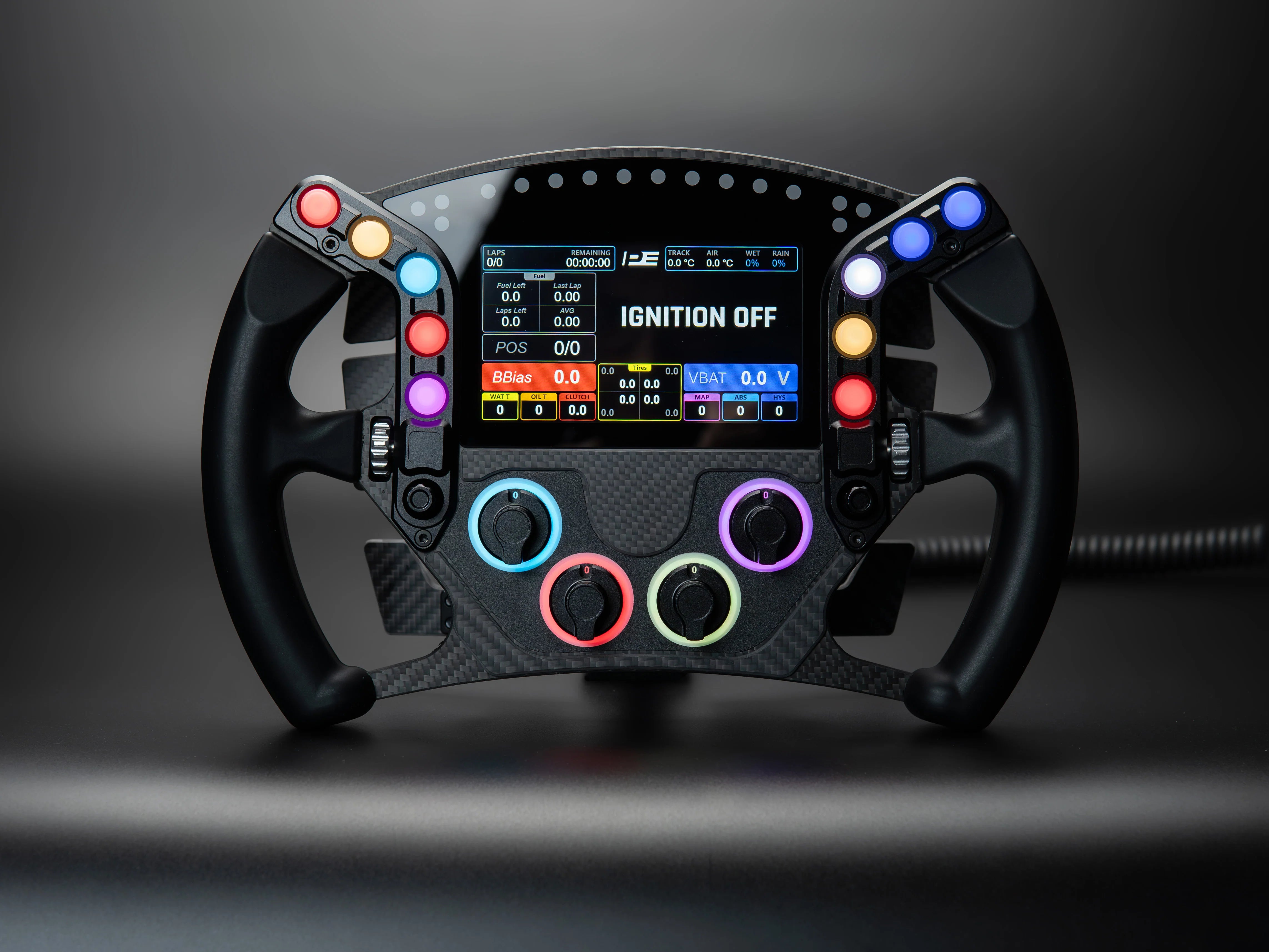Pokornyi Engineering HYP-R PRO Steering Wheel - Side View