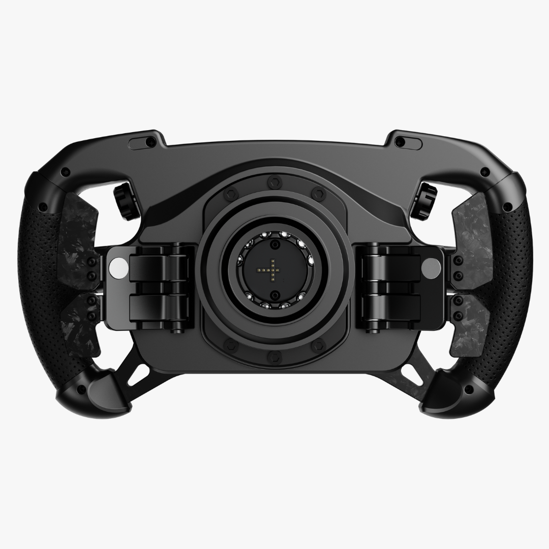 MOZA GS V2 Steering Wheel (Leather) - In Use