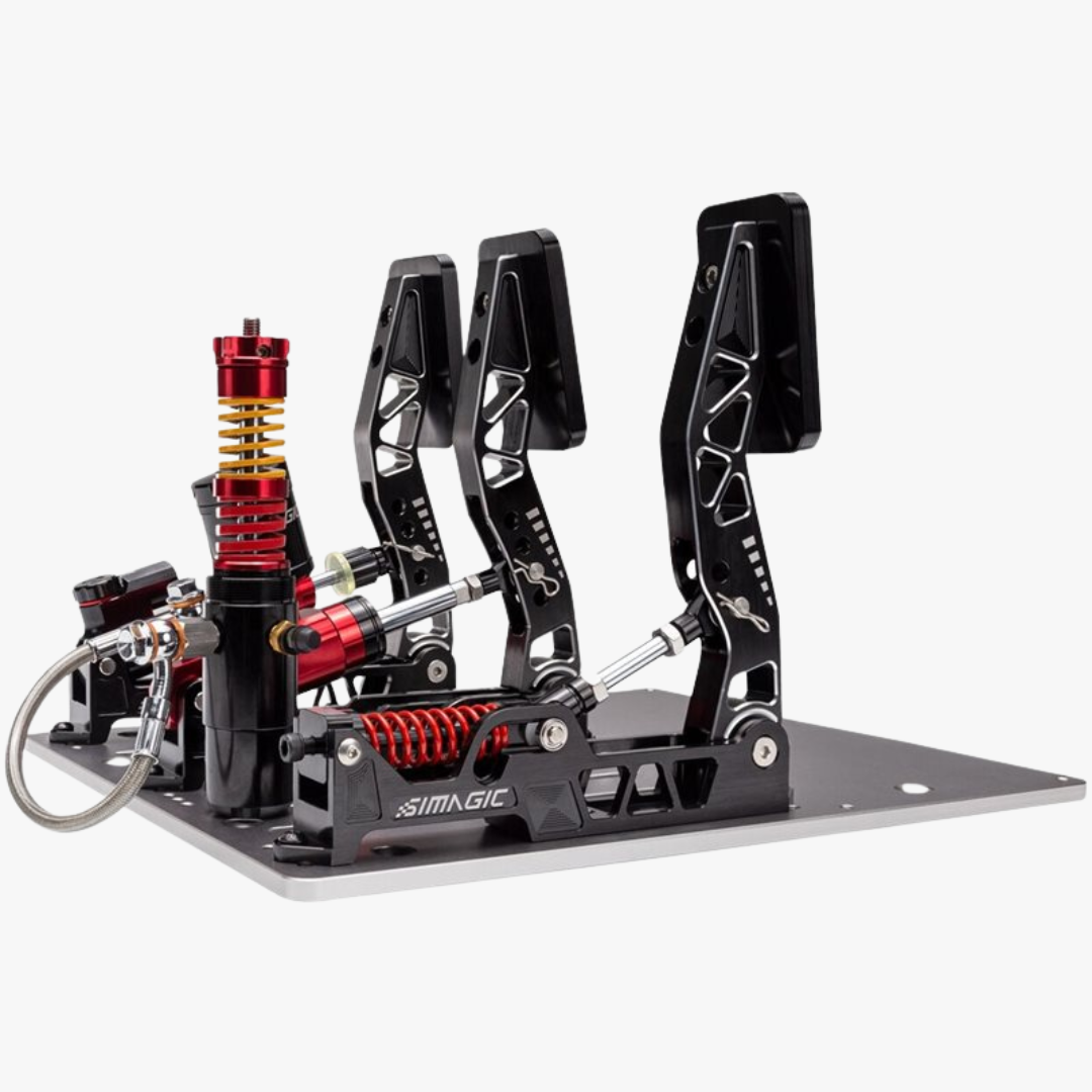 Simagic P2000 Hydraulic Pedal Set 100kg - Close-Up