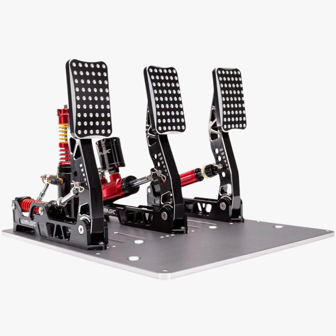 Simagic P2000 Hydraulic Pedal Set 100kg - Main Product Image