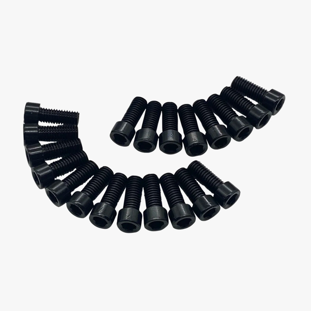 Trak Racer M8 X 20MM HEX SCREWS - SET OF 20 - DELENordic.com