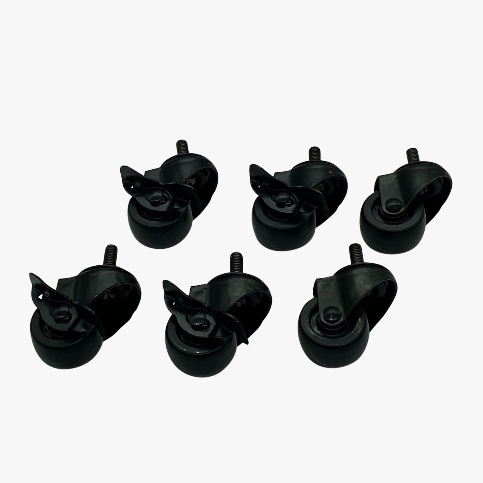 Trak Racer Caster Wheels, Brake & Mounting Brackets for TR8, TR8 Pro, RS6 and Alpine Racing TRX - DELENordic.com