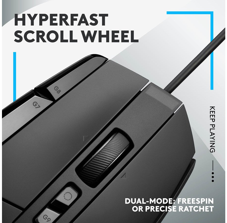 Logitech G502 X Wired Gaming Mouse, Black - DELENordic.com
