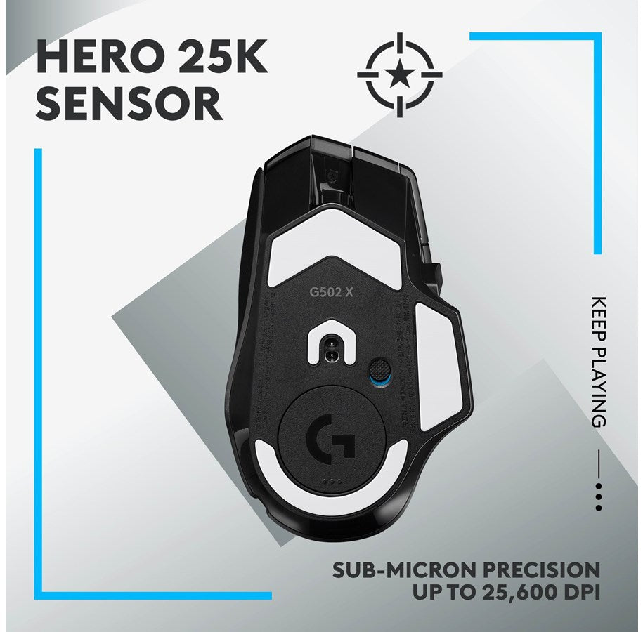 Logitech G G502 X LIGHTSPEED WIRELESS Gaming Mouse - DELENordic.com