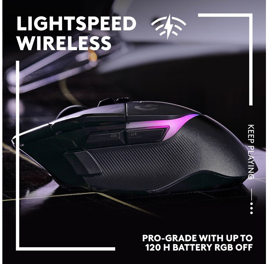Logitech G502 X PLUS WIRELESS RGB Gaming Mouse - DELENordic.com