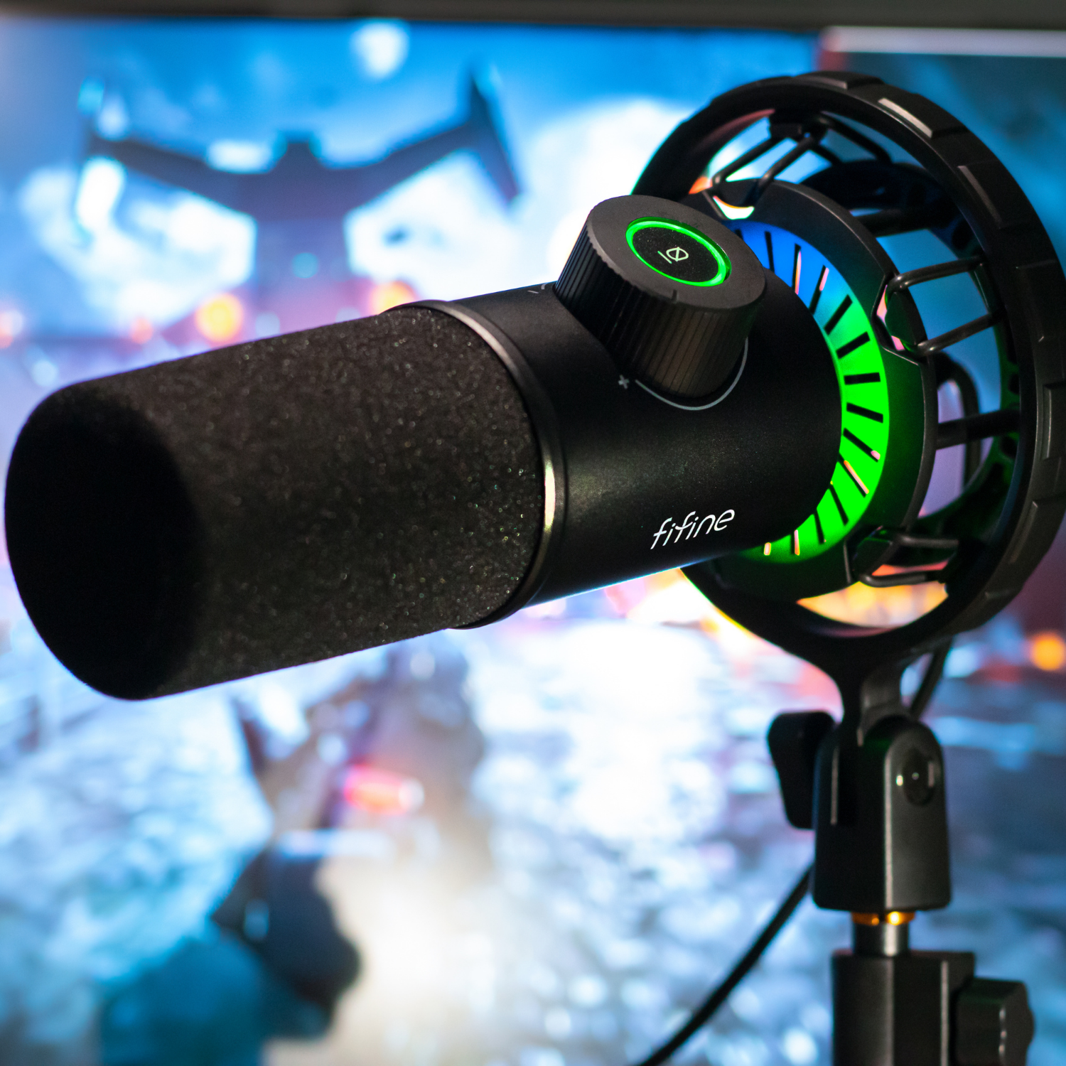 Fifine x DELE K658 USB Dynamic RGB Microphone Bundle for Gaming and Streaming - DELENordic.com