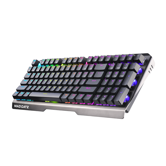 Mad Catz The Authentic S.T.R.I.K.E. 13 Mechanical Gaming Keyboard, Black - DELENordic.com