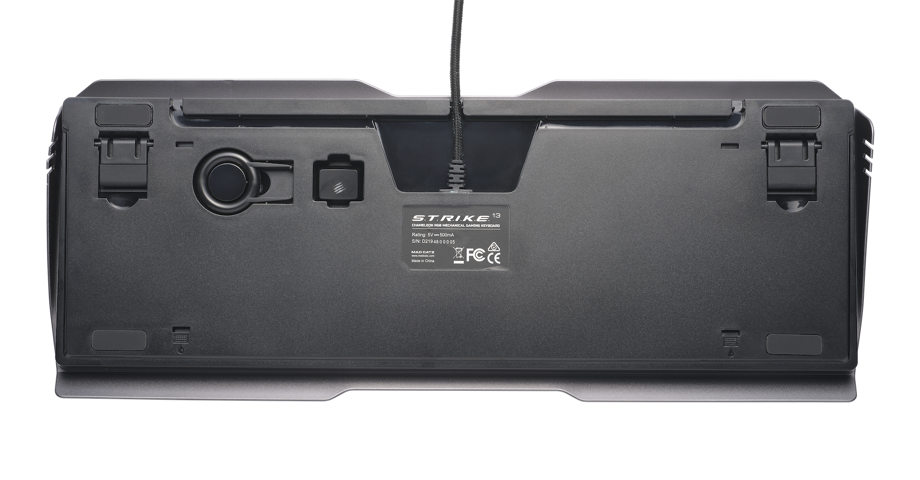 Mad Catz The Authentic S.T.R.I.K.E. 13 Mechanical Gaming Keyboard, Black - DELENordic.com