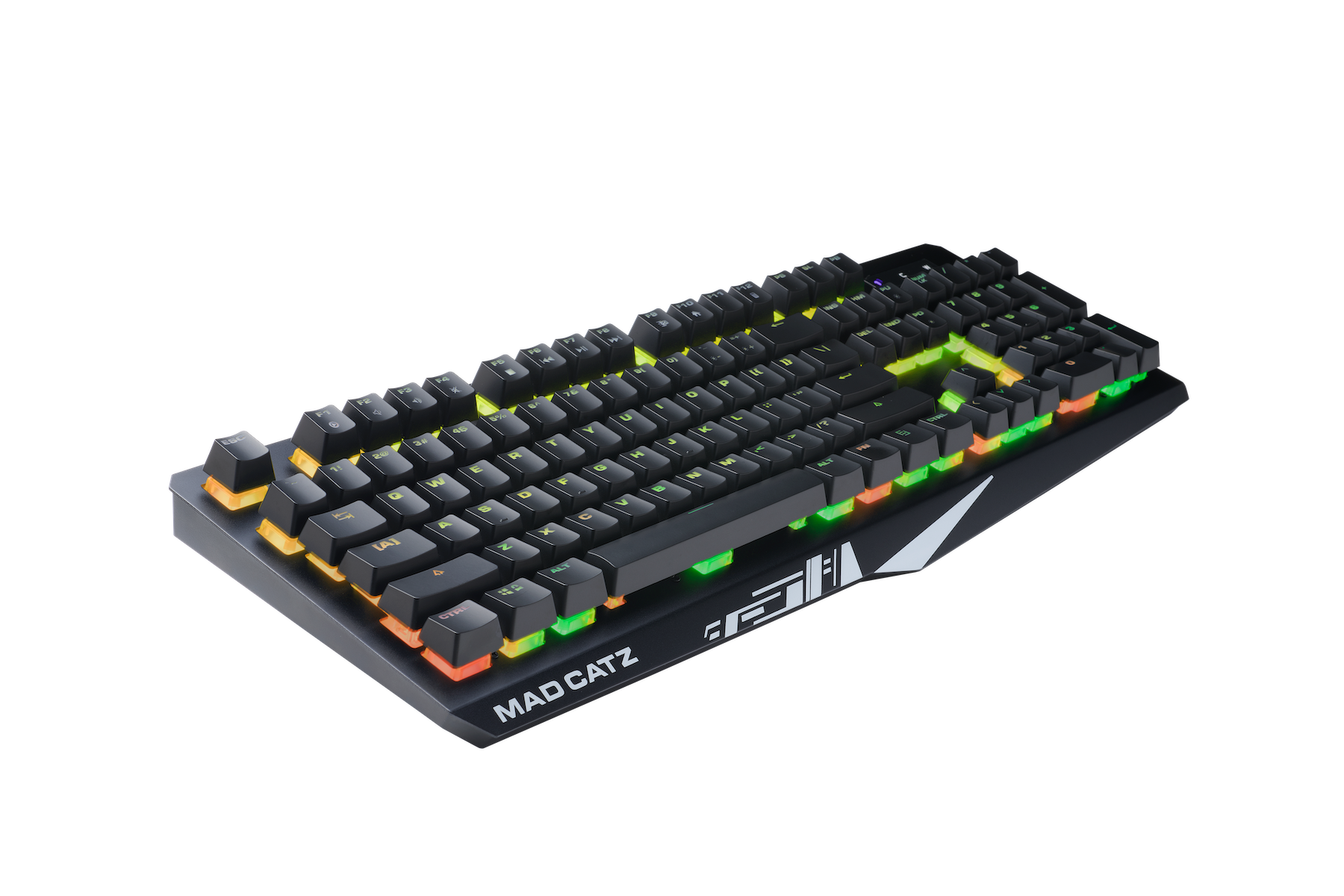 Mad Catz The Authentic S.T.R.I.K.E. 2 Mechanical Gaming Keyboard, Black - DELENordic.com