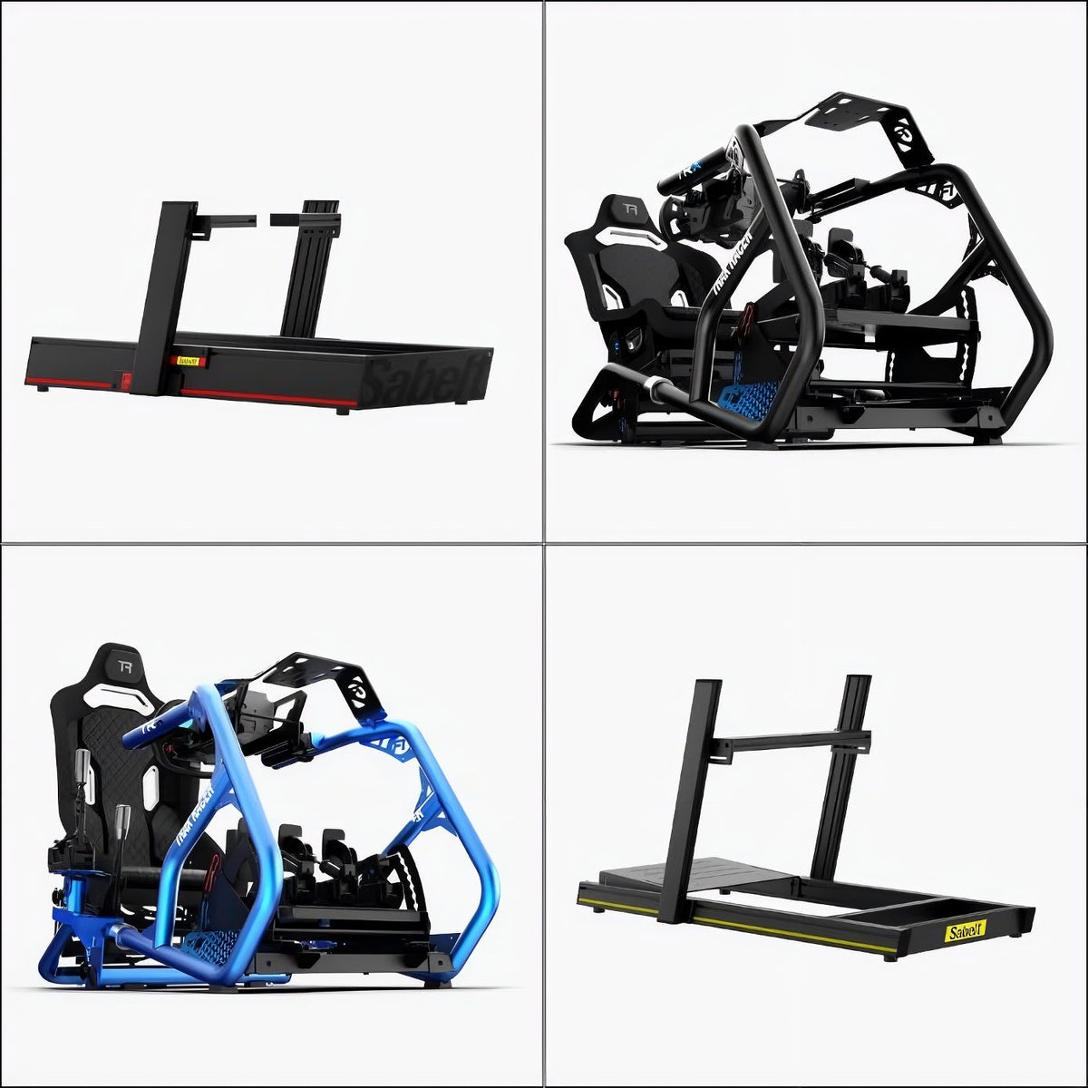 Sabelt vs Trak Racer cockpit comparison chart for sim racing buyers
