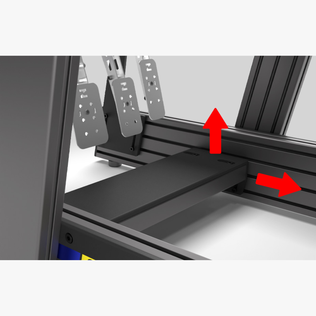 Sabelt Pedal Heel Rest - Side View