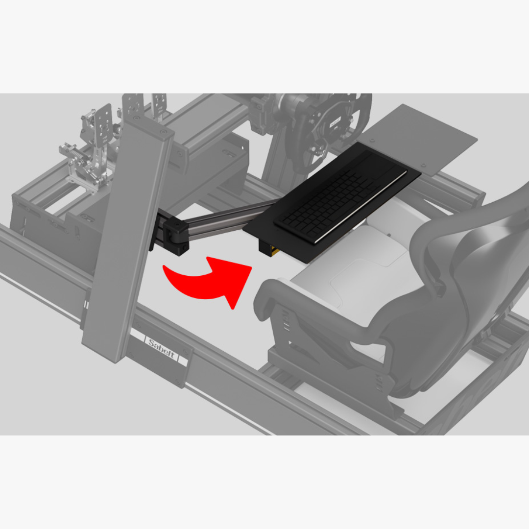 Sabelt Keyboard Tray BM - Close-Up