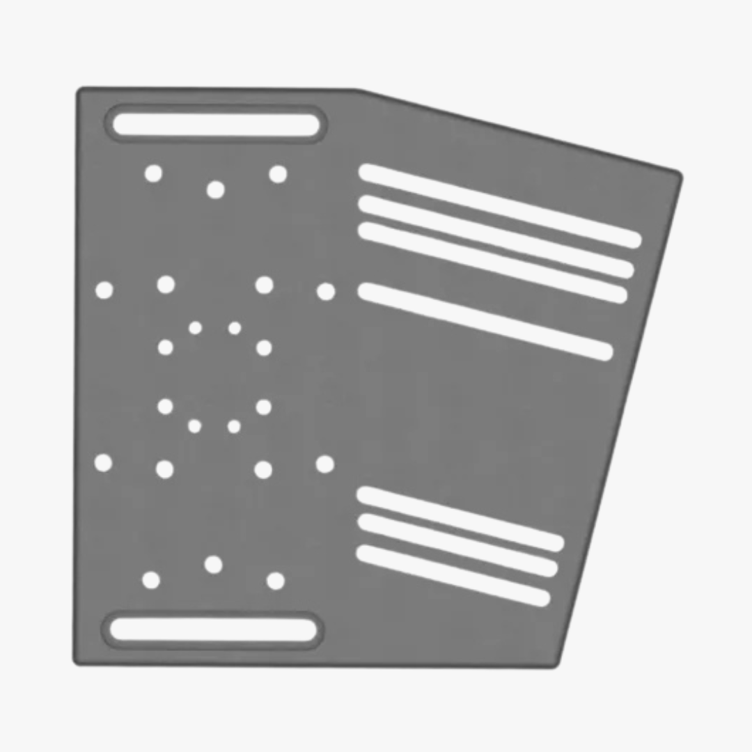 Sabelt Shifter & Handbrake Plate - Side View