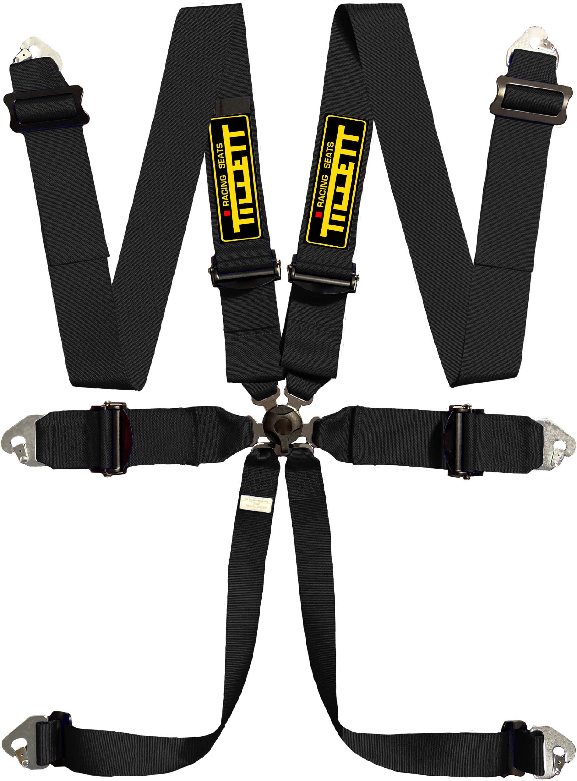 Tillett Magnum FIA 3 inch 6 point harness, Ultralite