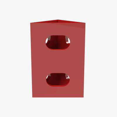 Trak Racer TR8020 Spare Corner Bracket - 80 X 40MM - Red - DELENordic.com