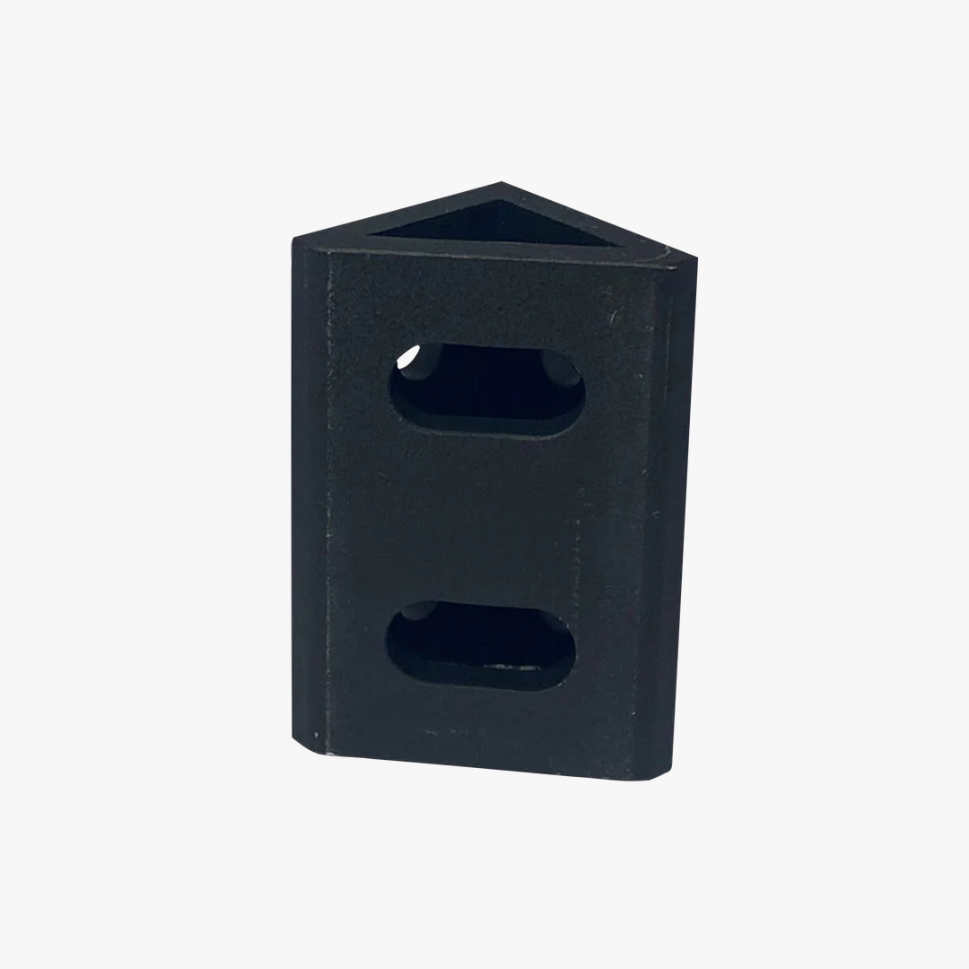 Trak Racer TR8020 Spare Corner Bracket - 80 X 40MM - Black - Set of 2 - DELENordic.com