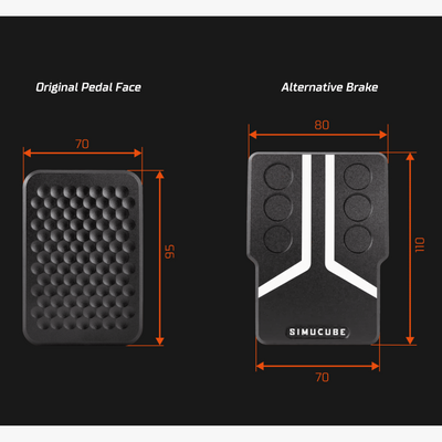 Simucube ActivePedal Brake Pedal Face Plate - DELENordic.com