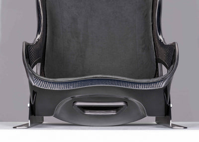 Tillett VTBO brackets fitted to a B6 seat, front view