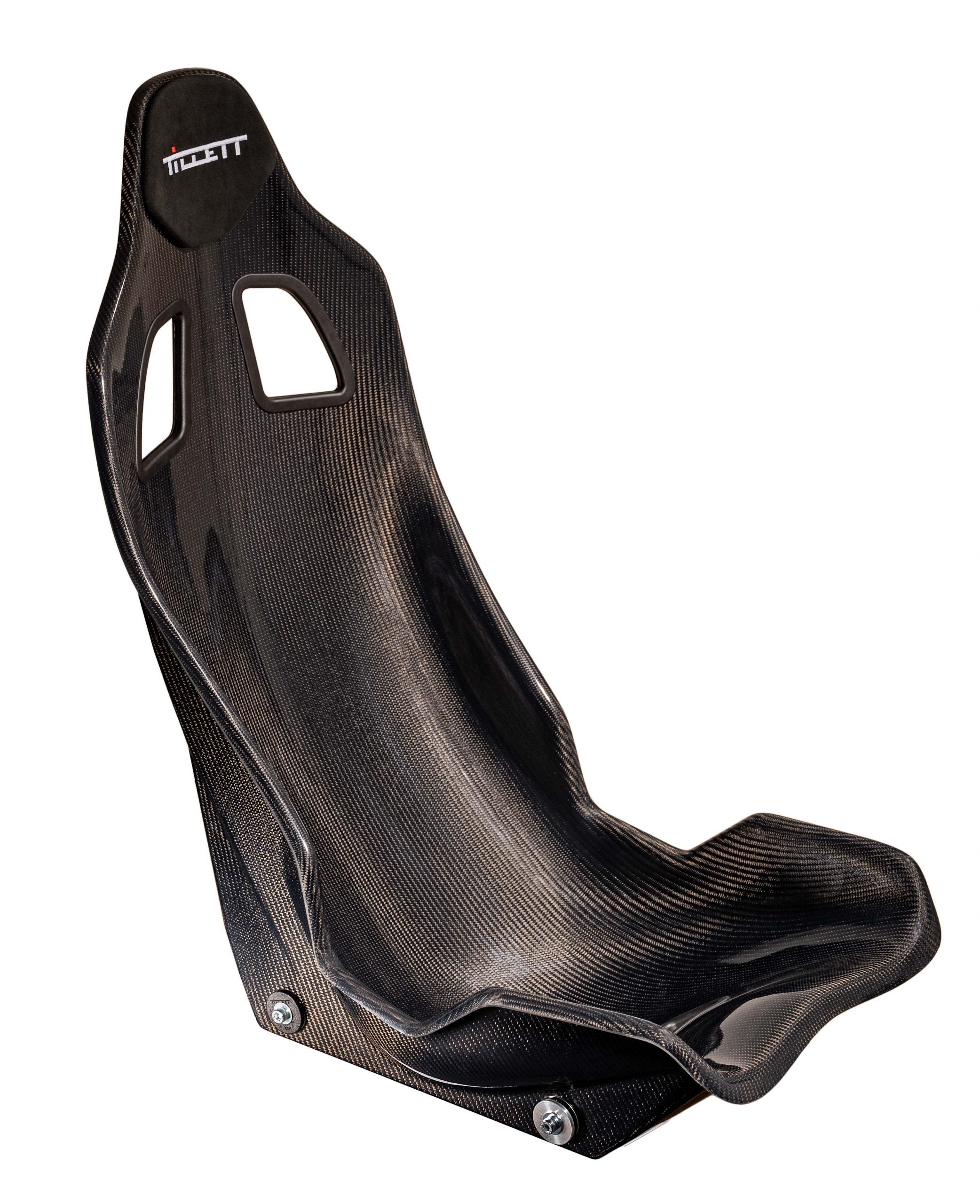Tillett B10 44.5 cm car seat in full carbon, front view