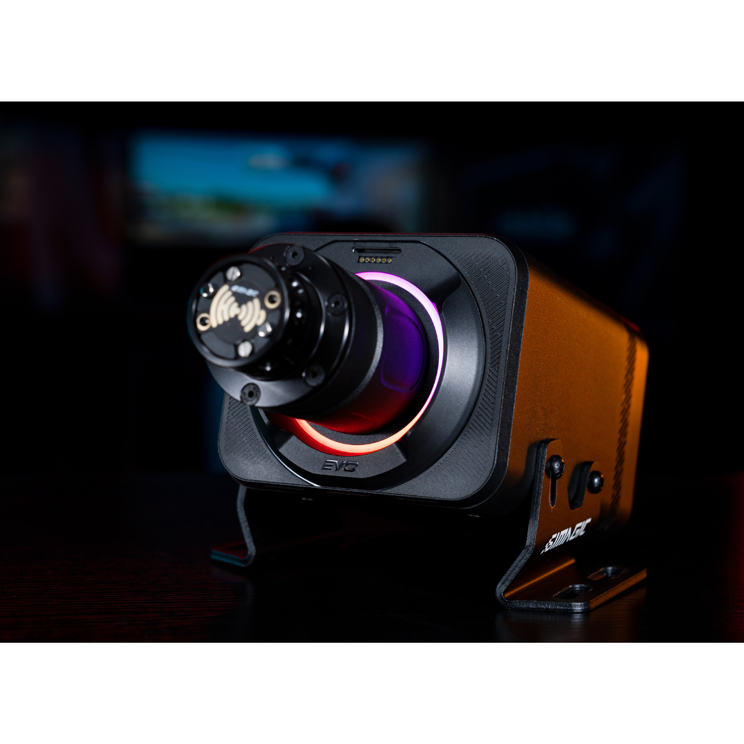 Simagic Alpha EVO Sport Wheel Base 9 Nm - Side View