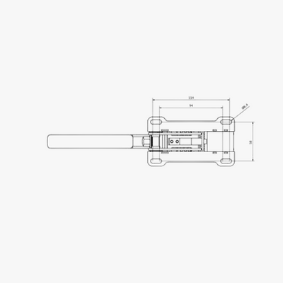 Heusinkveld Sim Handbrake - Black - Close-Up