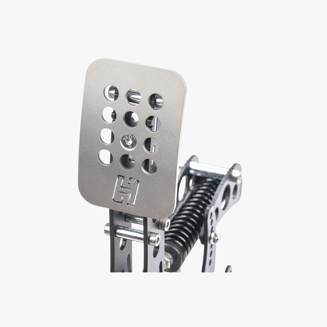 Heusinkveld Sim Pedals Ultimate+ 3-Pedal Set - Black - In Use