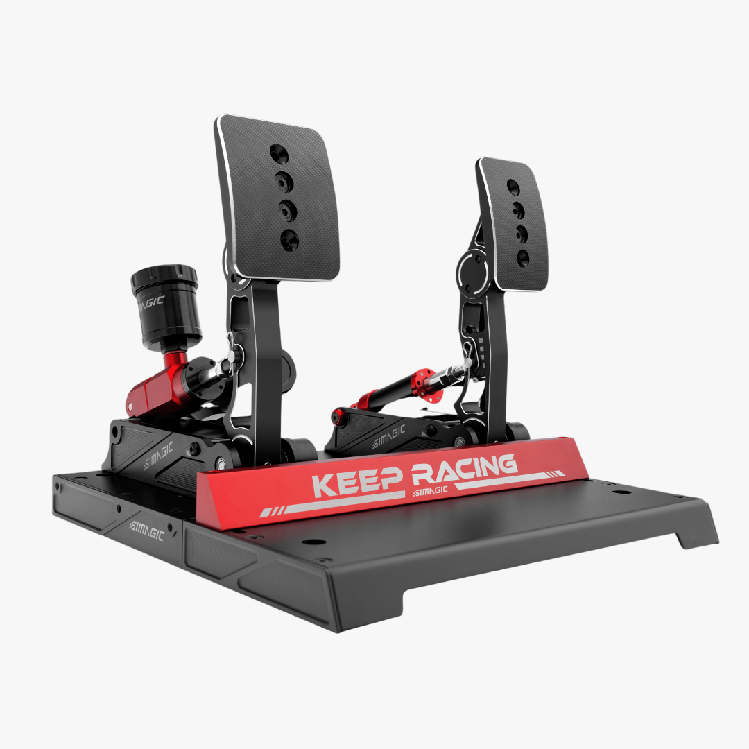 Simagic P1000 Formula Modular Hydraulic (Dual) Pedals - Side View