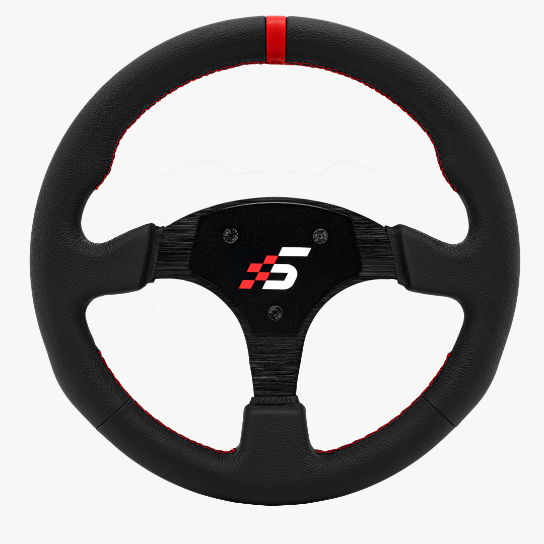 Simagic Rounded Steering Wheel without HUB | 330mm - Detail View