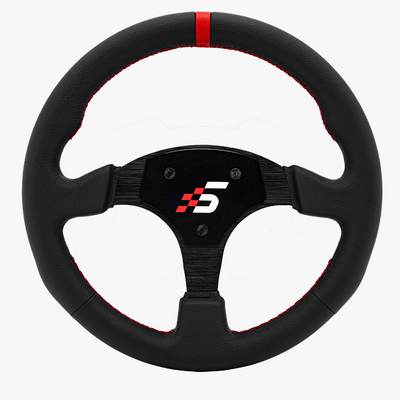 Simagic Rounded Steering Wheel without HUB | 330mm - Detail View