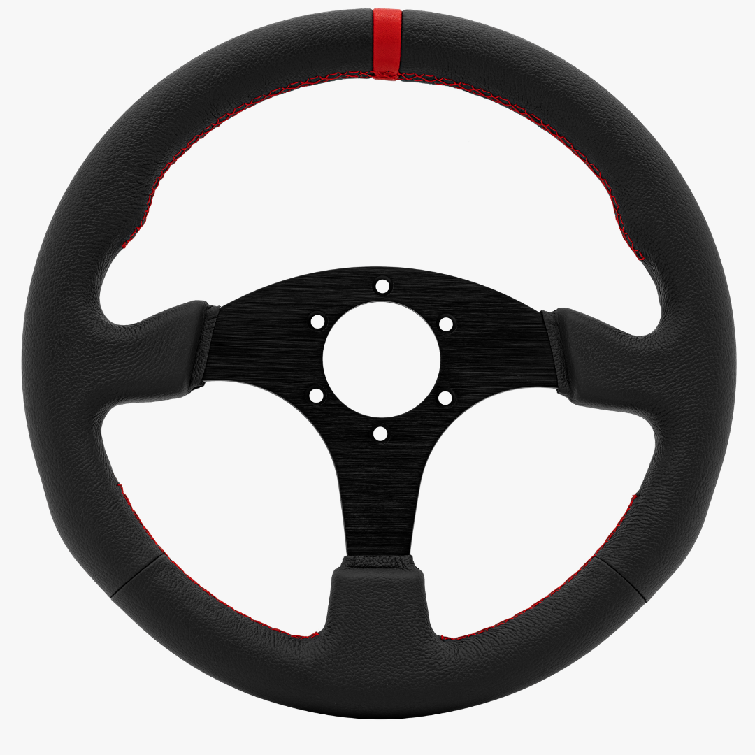 Simagic Rounded Steering Wheel without HUB | 330mm - Close-Up