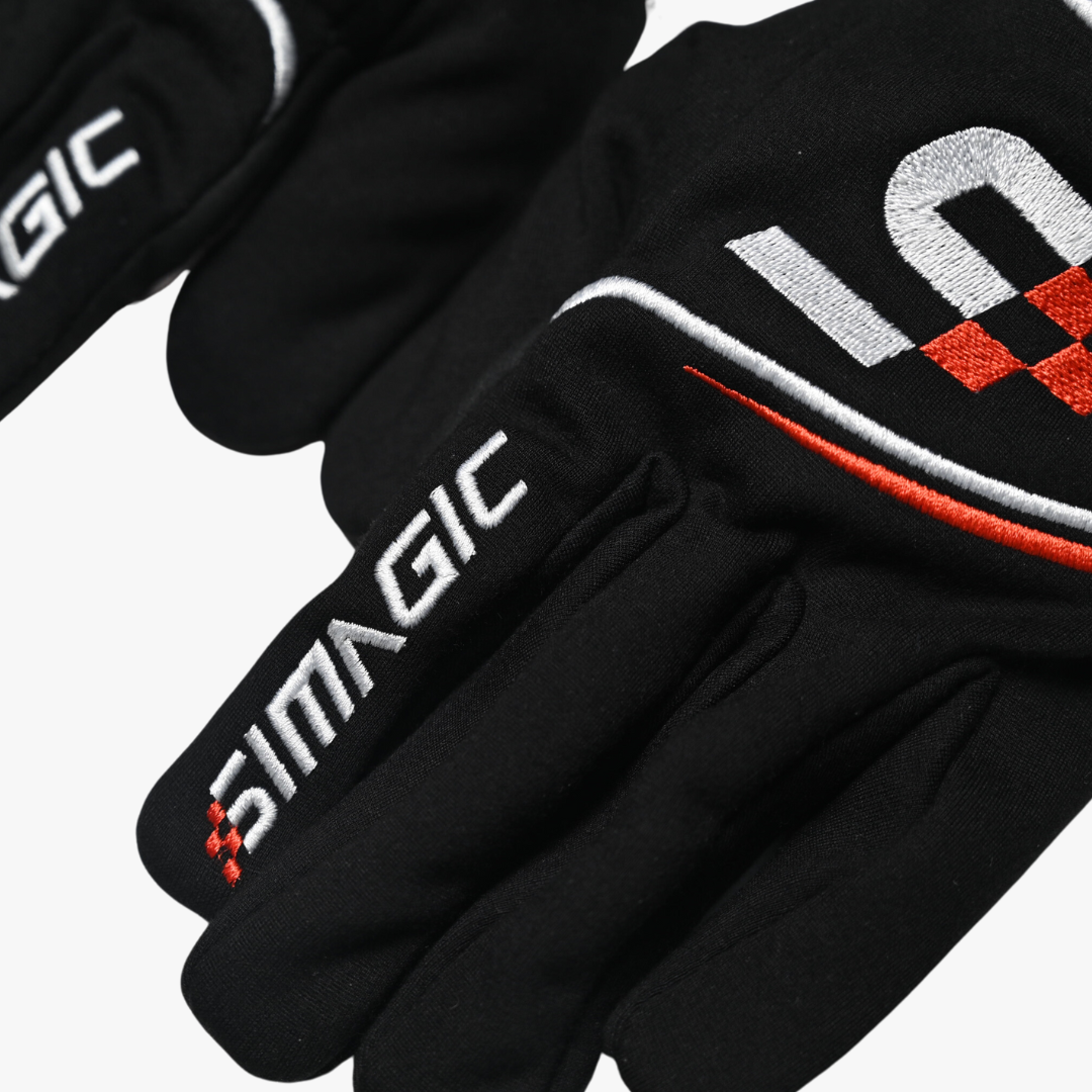 Simagic Logoed Racing Gloves - Detail View