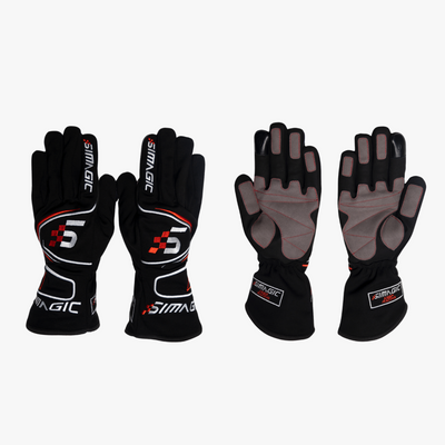 Simagic Logoed Racing Gloves - Close-Up
