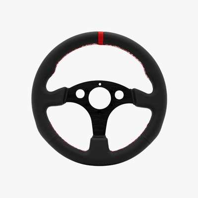 Simagic Rounded Steering Wheel without HUB | 330mm - Leather - Main Product Image