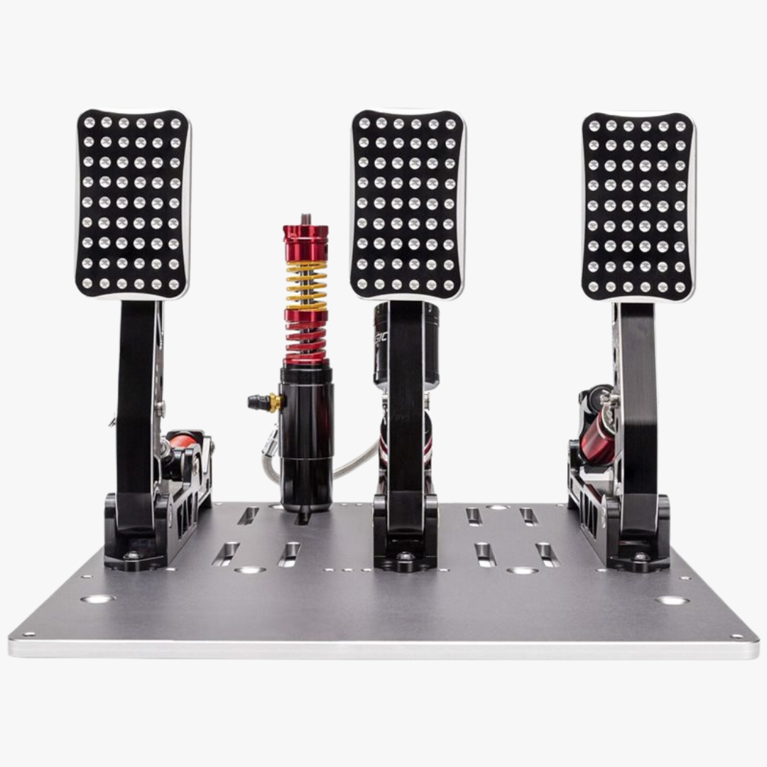 Simagic P2000 Hydraulic Pedal Set 100kg - Side View