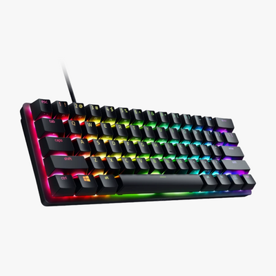 Razer Huntsman Mini Analog Gaming Keyboard, ND Nordic Layout - Detail View