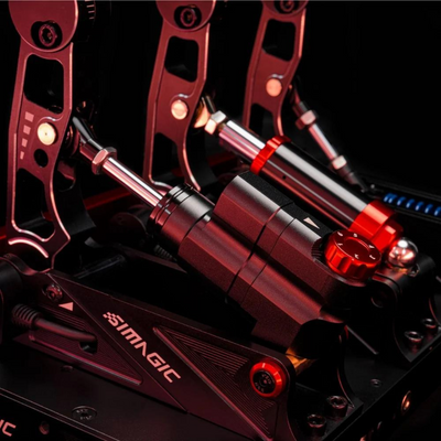 Simagic Hydraulic Throttle System - Close-Up