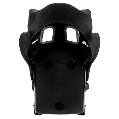 Rear of the C2 Cold Fusion seat showing three honeycomb fan grilles in the glass fibre shell
