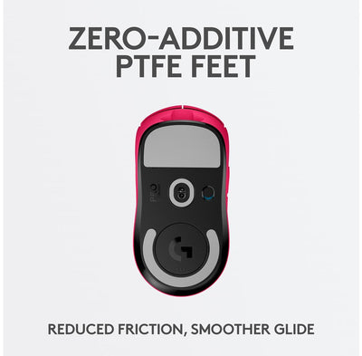Logitech G PRO X Superlight Wireless Gaming Mouse, Magenta - DELENordic.com