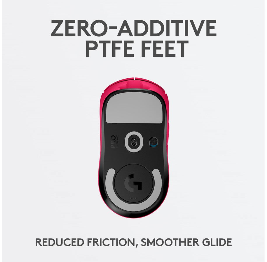 Logitech G PRO X Superlight Wireless Gaming Mouse, Magenta - DELENordic.com