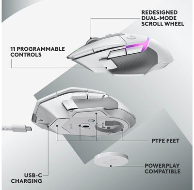 Logitech G502 X PLUS WIRELESS RGB Gaming Mouse - DELENordic.com