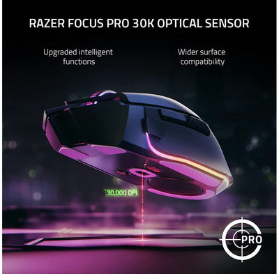 Razer Basilisk V3 Pro Customizable Wireless Gaming Mouse - DELENordic.com