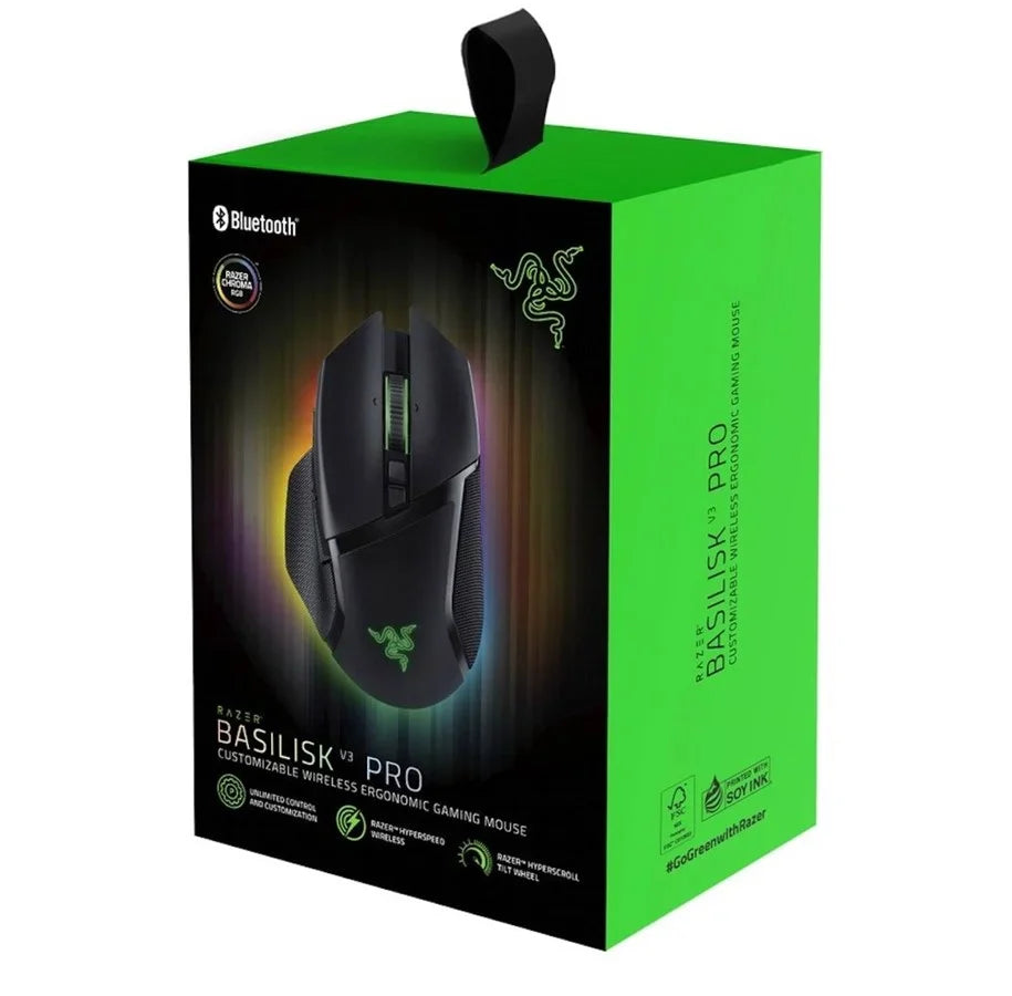 Razer Basilisk V3 Pro Customizable Wireless Gaming Mouse - DELENordic.com